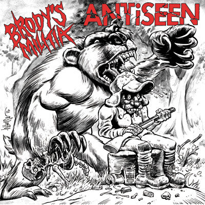 ANTiSEEN / Brody's Militia - The Primal Roar Split 7'